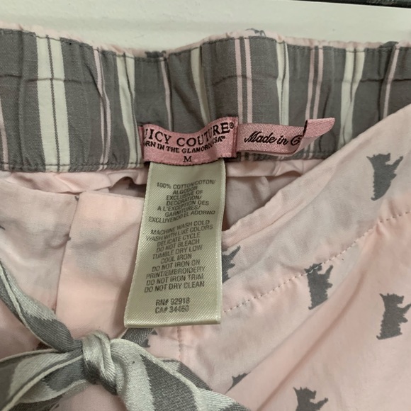 Juicy Couture Scotty Print Pyjama Pants with matching ribbed tank - Picture 7 of 7